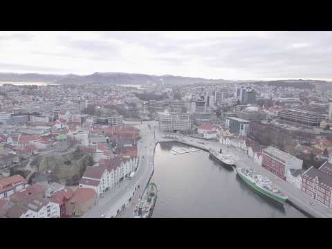 Downtown Stavanger in 4K, Norway