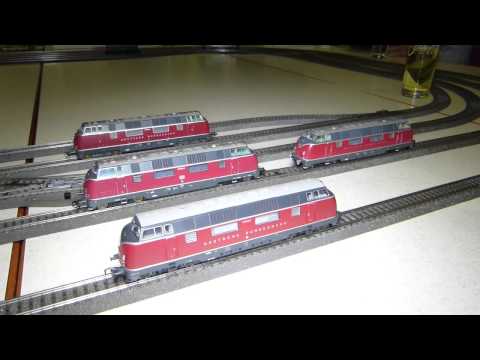 18. Stummi-Treff WN,  03 - V200 Parade: V 200 018, V 220 085-5, V 200 020 und V 200 037