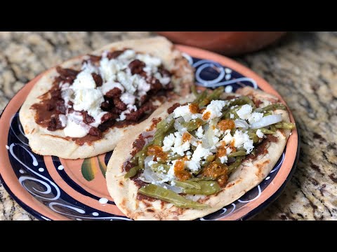 COMO HACER HUARACHES DE NOPALES Y CARNE ADOBADA Y QUE TU MASA ESTE SUPER TERSA