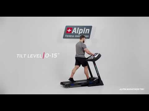 фото электрическая беговая дорожка alpin marathon t181 0