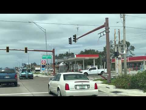 Us 41 in venice Florida | after math of Hurricane Ian