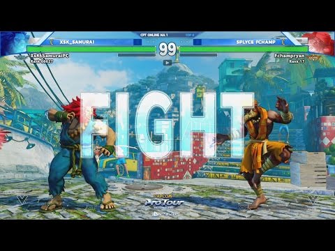 SFV: XSK_SAMURAI vs SPLYCE | FCHAMP - CPTO North America 1 Top 8 - CPT 2017