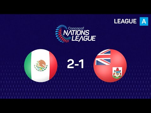 Mexico 2-1 Bermudas