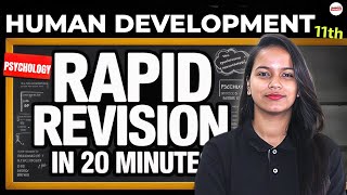 Class 11 Psychology | Chapter 3: Human Development | Rapid Revision Series by Savvy Mam