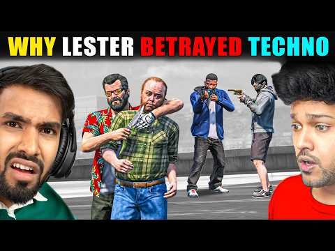 I DESTROYED LESTER SECRET BASE! 😱 LESTER’S BETRAYAL REVEALED! 🔥 | GTA 5 @TechnoGamerzOfficial