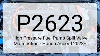Meaning of OBD p2623