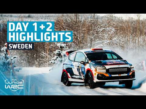 Junior WRC Day 1 + 2 Highlights | WRC Rally Sweden 2026