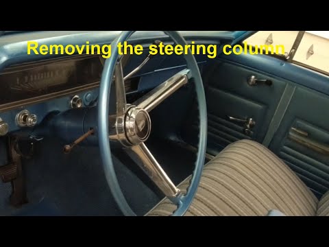 Tips and tricks to removing the steering Column