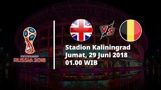 Jadwal Live Trans TV Pertandingan Piala Dunia 2018 Inggris Vs Belgia Pukul 01.00 WIB