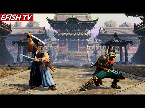 Yagyu Jubei vs Hattori Hanzo (Hardest AI) - SAMURAI SHODOWN