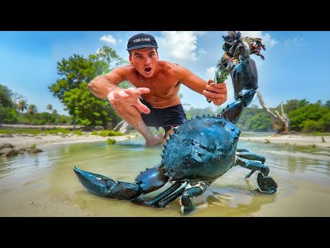 Cattura e cucina un granchio gigante: avventura di sopravvivenza con arco