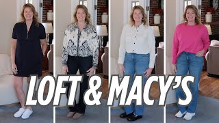 Macy’s & Loft Try-On Haul For Over 50! Vince Camuto, Lou & Grey + Bra Hack!