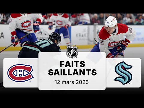Canadiens vs Kraken 12/3/25 | Faits saillants