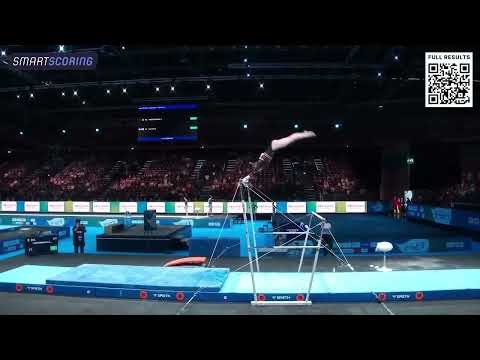 Jade Vansteenkiste. 2025 European Championships. Qual/TF. UB