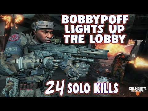 BOBBY LIGHTS UP THE SOLO LOBBY WITH 24 KILLS - CoD BLACKOUT