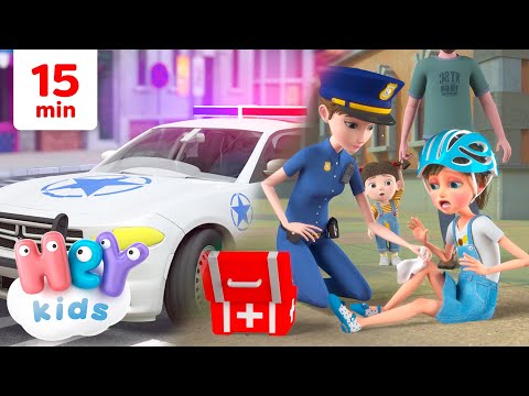 Das Polizeiauto und Mehr! | Fahrzeuglieder | HeyKids Deutsch Kinderlieder