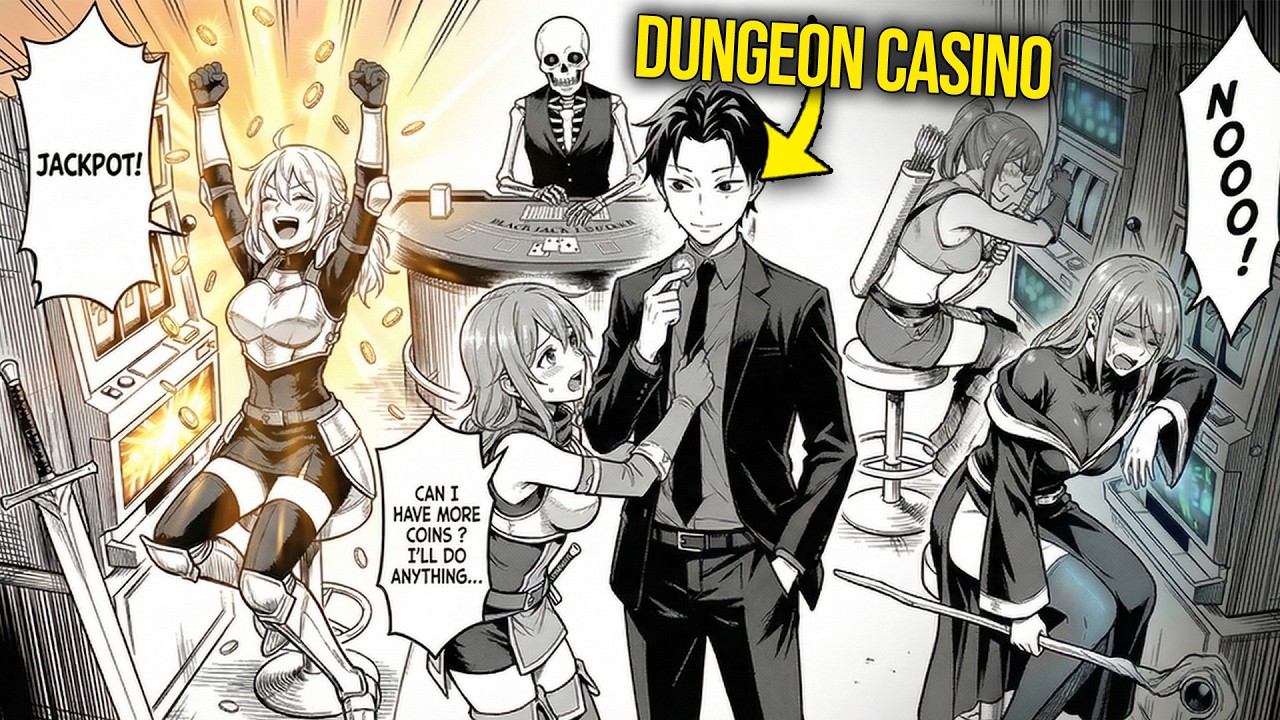 Reincarnated GAMBLER Creates A Casino Inside The Dungeon To Get S+ Rank Adventurers Addicted | Manga