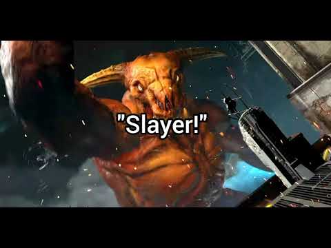 I tried to translate The Icon of Sin's voice lines from DOOM ETERNAL
