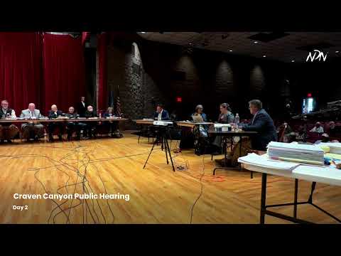 Day 2: Craven Canyon Public Hearing