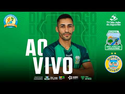 Copa Estado do Ceará de Futsal 2026 | São João do Jaguaribe x Russas | 1ª Rodada | Ao Vivo