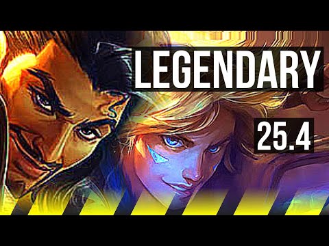 AKSHAN & Poppy vs EZREAL & Pyke (ADC) | 16/3/10, Legendary | KR Master | 25.4