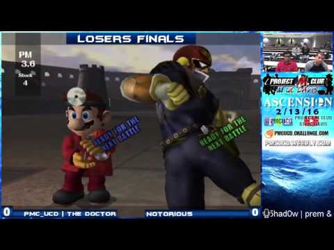 "Ascension 2/13/16" - The Doctor (Mario) v. Notorious (CF) - Losers Finals