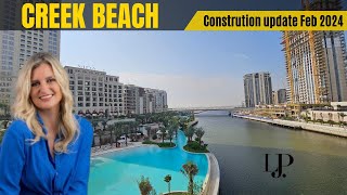 Creek Beach Dubai Creek Harbour Feb 2024 Construct
