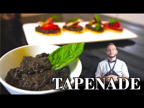 Tapenade aux olives noires en 2 minutes: recette rapide et délicieuse! BLACK OLIVE TAPENADE(ENG SUB)