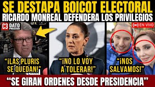 ¡ESTALLA SHEIMBAUM! "MONREAL NEGOCIA PLURIS CON PRIAN Y ALIADOS" ¡CANCELA REFORMA ELECTORAL! "HOY"