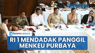 Prabowo Mendadak Panggil Menkeu Purbaya Rapat Terbatas, Istana Ungkap Isi Pertemuan Singgung Pajak