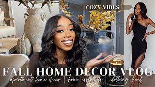 FALL HOME DECOR VLOG | MODERN COZY APARTMENT | MICAS HAUL | TARGET + AMAZON HAUL 2023