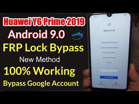 Huawei 9.0 FRP Unlock  Without PC | Huawei Y6 Prime 2019 mrd-lx1f Frp bypass by waqas mobile