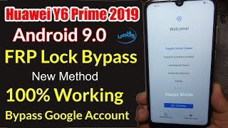 Huawei 9.0 FRP Unlock  Without PC | Huawei Y6 Prime 2019 mrd-lx1f Frp bypass by waqas mobile