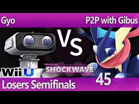 SW 45 Smash 4 - Gyo (ROB) vs P2P with Gibus (Greninja) - Losers Semifinals