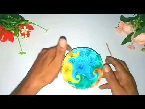 Twirl Star Ball - How to Make a Paper Ball of Starfish | Easy DIY Paper Craft Tutorial