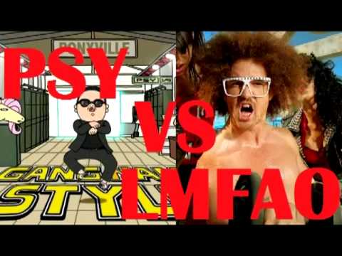 PSY vs LMFAO - Gangnam style vs sexy and i know it