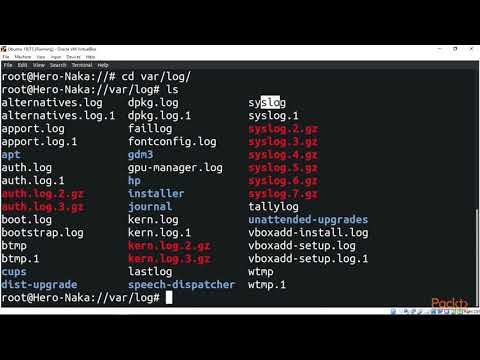 Linux Shell Scripting Automating Command Line Tasks Linux Logs | packtpub com