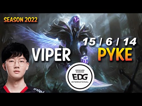 EDG Viper PYKE vs SYLAS Support - KR Ranked