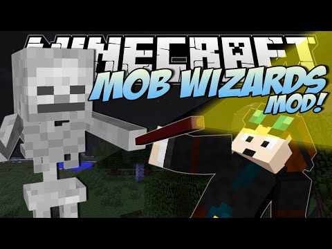 Minecraft | MOB WIZARDS MOD! (Zombie Mage, Skeleton Wizards & More!) | Mod Showcase
