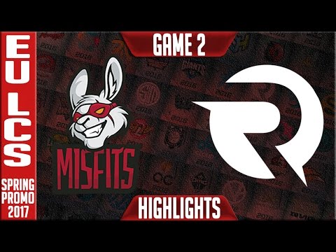 Misfits Academy vs Origen Game 2 Highlights - EU LCS Summer Promotion 2017 - MSA vs OG G2