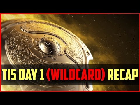 TI5 Day 1: Recap/Best of Wildcard day | DOTA 2 highlights