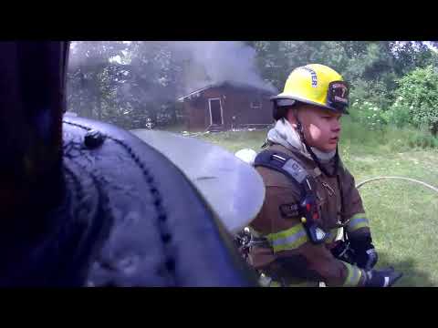 Abonded house attic fire (1)