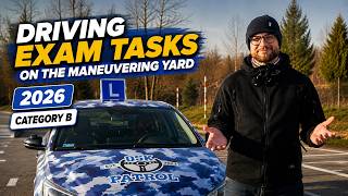 Driving Exam Tasks on the Maneuvering Yard in Poland 2026 | OSK Patrol