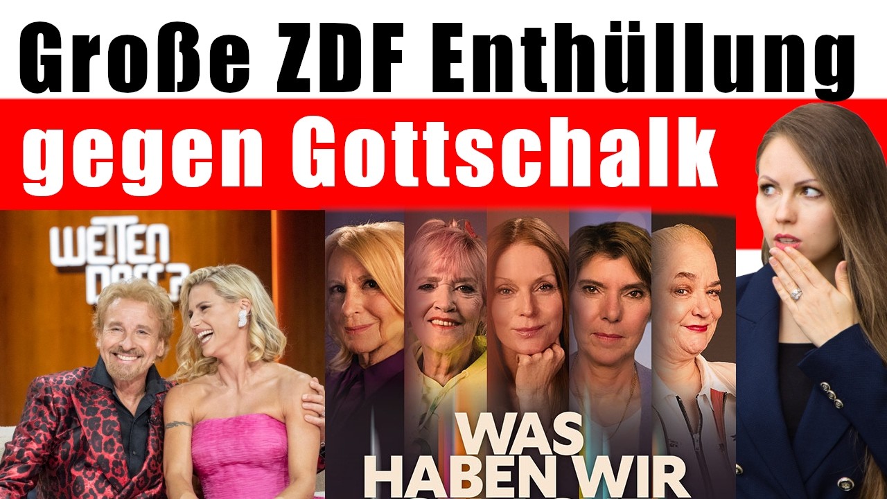 ZDF ist empört über Gottschalk | DAS muss also aufgearbeitet werden!
