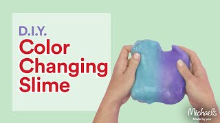 How to Make Color Changing Slime! | Michaels