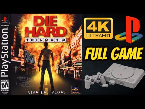 Die Hard Trilogy 2: Viva Las Vegas | PS1 | 4K60ᶠᵖˢ UHD🔴| Longplay Walkthrough Full Movie Game
