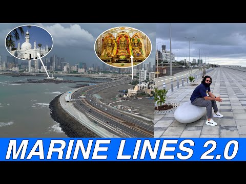 "MARINE LINES 2.0 🌊 The New Vibe of Mumbai You’ve Never Seen Before!” 😍