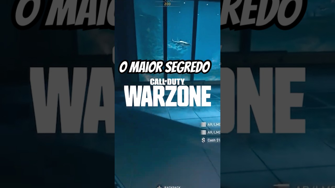 Segredo em aquário de Call of Duty Warzone #callofduty #warzone