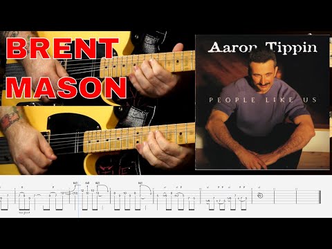 Brent Mason Harmony Solo - Aaron Tippin - Lost (Country Guitar TAB)