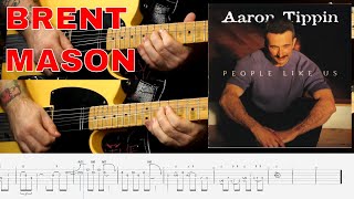 Video thumbnail for Brent Mason Harmony Solo - Aaron Tippin - Lost (Country Guitar TAB) by Levi Clay